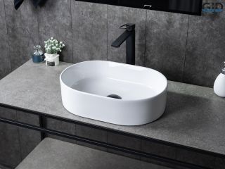 Раковина Gid N1330 51239 накладная белая 46.5x32x12